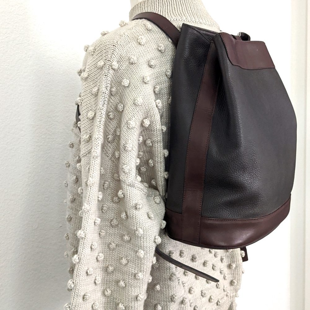 Italian Leather Backpack - Picture 5 of 11